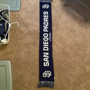 MLB Padres Baseball Sycuan Reversible Blue Scarf